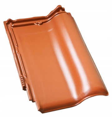 Dachówka skrajna lewa Roben Monza miedziana angoba