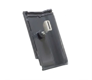 Dachówka do montażu paneli fotowoltaicznych Roben Monza grafitowa glazura