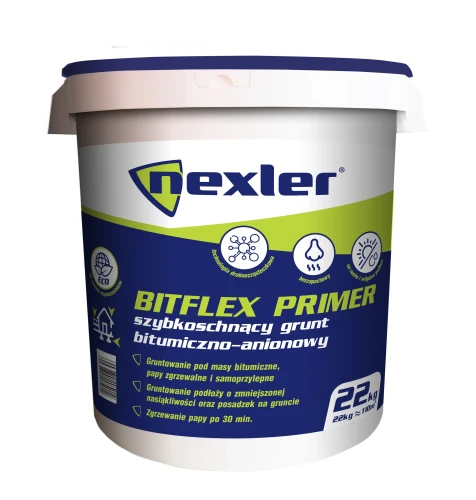 Grunt bitumiczno-anionowy Nexler Bitflex Primer 22 kg