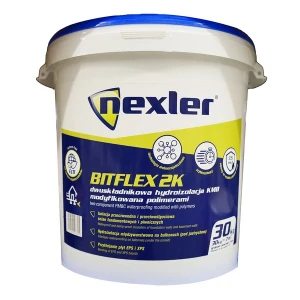 Hydroizolacja grubowarstwowa Nexler Bitflex 2K 30kg