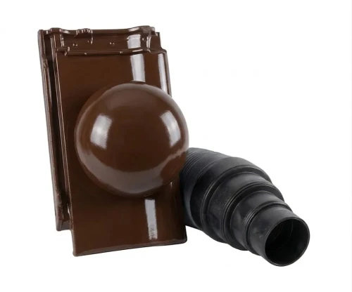 Kominek wentylacyjny z rurą Ø150mm Roben Monza maduro glazura