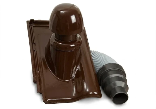 Kominek odpowietrzający z rurą Ø100mm Roben Monza maduro glazura.webp