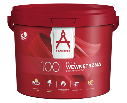 ARCHITECT 100 - farba wewnętrzna do ścian i sufitów