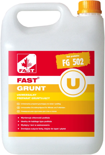 Fast Grunt U - uniwersalny preparat gruntujący do ścian i podłóg