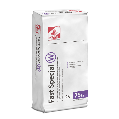 FAST Specjal W - zaprawa klejowa do płyt z wełny mineralnej i zatapiania siatki