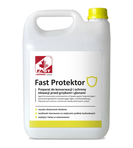 Fast Protektor - środek do usuwania grzybów i glonów z elewacji