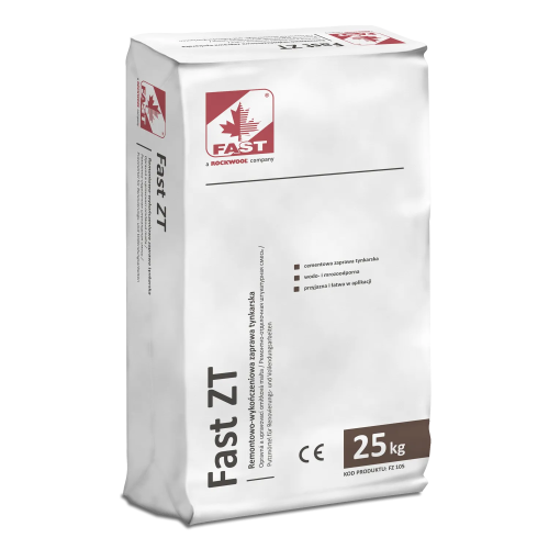 FAST ZT - remontowo wykończeniowa zaprawa tynkarska