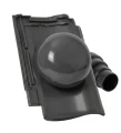 Kominek wentylacyjny Ø150mm Roben Milano antracytowa angoba.webp