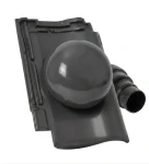 Kominek wentylacyjny Ø150mm Roben Milano antracytowa angoba