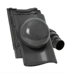 Kominek wentylacyjny z rurą Ø150mm Roben Milano antracytowa angoba