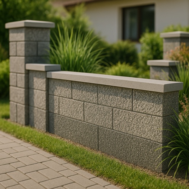 Tynk mozaikowy na murku