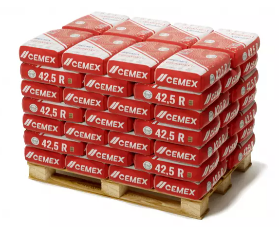 Cement Cemex CEM II/A-V 42,5 R 25kg czerwony
